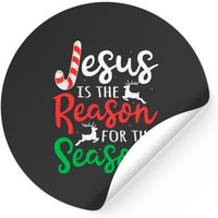 Jesus Is The Reason For The Season Christmas Gift Sticker