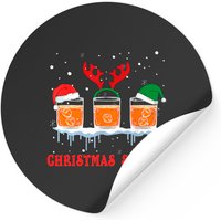Christmas Spirits Bourbon Scotch Whiskey Sticker
