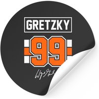 Autocollant Wayne Gretzky pour thème noir — Autocollants et stickers