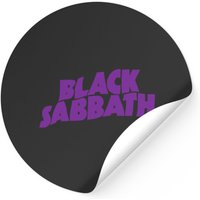 Black Sabbath Purple Logo Premium Sticker