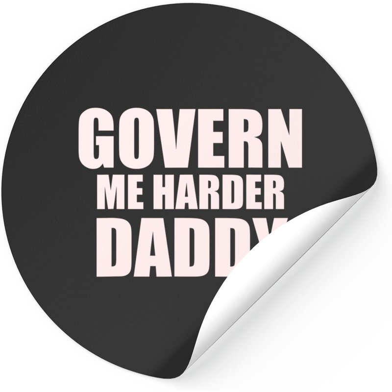 Autocollant Harder Daddy Govern Me Harder Daddy — Autocollants et stickers