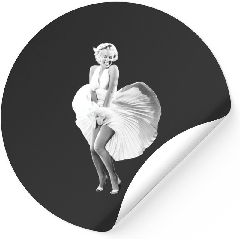 Marilyn Monroe Classic Dress Pose Sticker