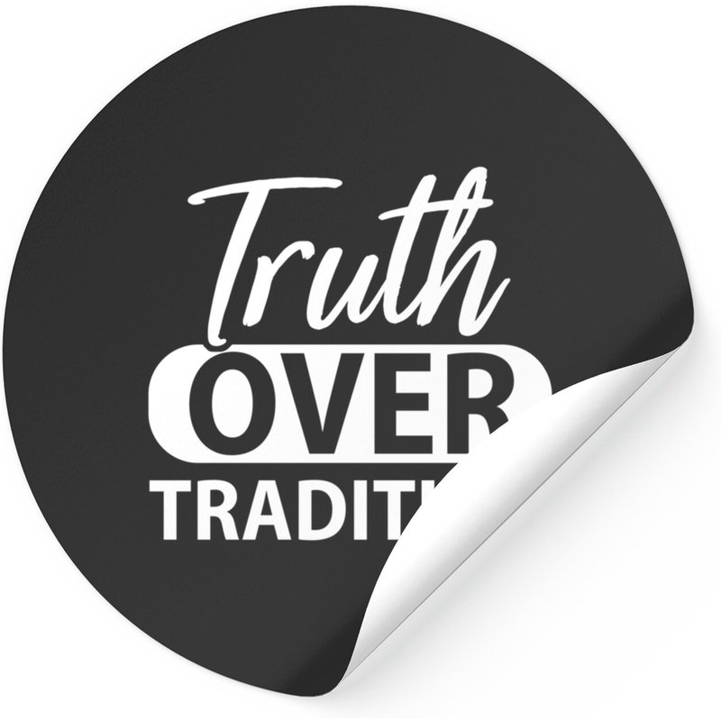 Hebrew Israelites Sticker Truth Over Tradition — Stickers & Decals