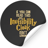 Autocollant Invisibility Cloak Geek Book Movie Lover