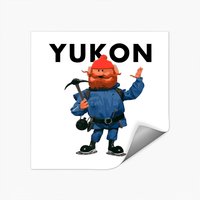 Autocollant Premium de Noël Yukon Cornelius Rudolph