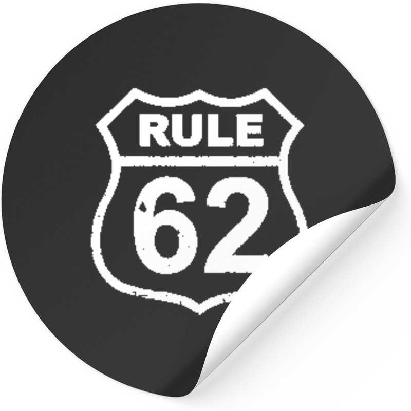 Autocollant Rule 62 Sober NA AA Anonymous 12 étapes de rétablissement