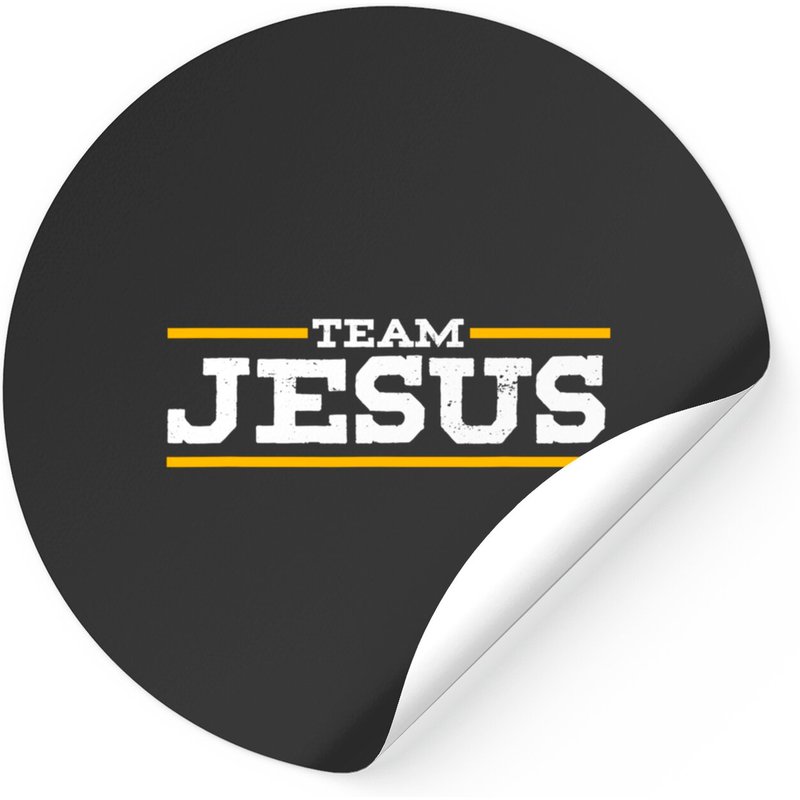 Autocollant Team Jésus-Christ Catholique Orthodoxe — Autocollants et stickers