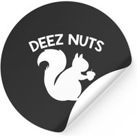 Deez Nuts Sticker - Classic Square Style — Stickers & Decals