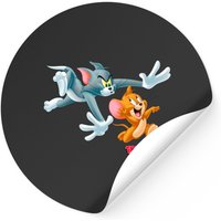 Tom And Jerry Classic Style Chase Portrait Sticker