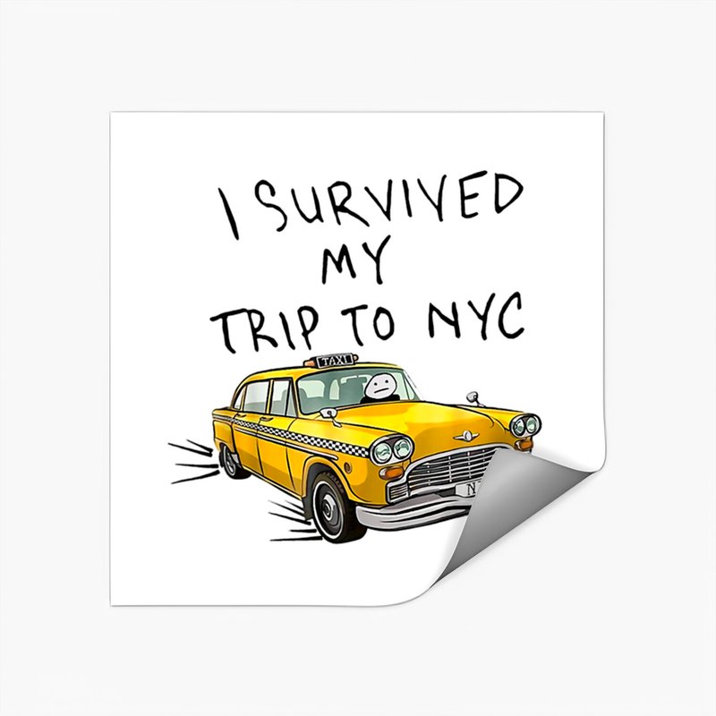 I Survived My Trip To NYC Sticker