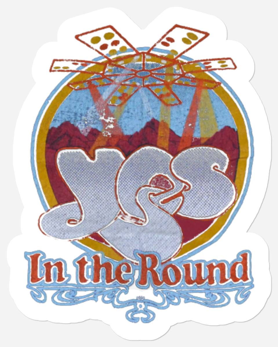 1978 Yes Vintage Concert Tour Stickers — Stickers & Decals