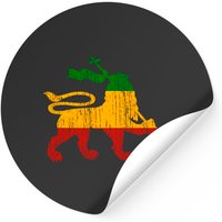 Autocollant Lion de Juda Rastafari Rasta Reggae