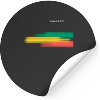 Marley Official Rasta Splatter Sticker — Stickers & Decals