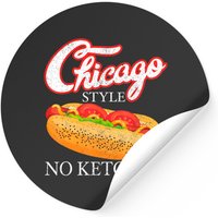 Autocollant Little Chicago Hot Dog de Chicago Style Été 4 Juillet — Autocollants et stickers