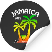 Jamaica 2022 Vacation Mode Matching Design Sticker — Stickers & Decals