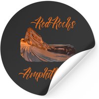 Red Rocks Amphitheatre Colorado Sticker — Stickers & Decals