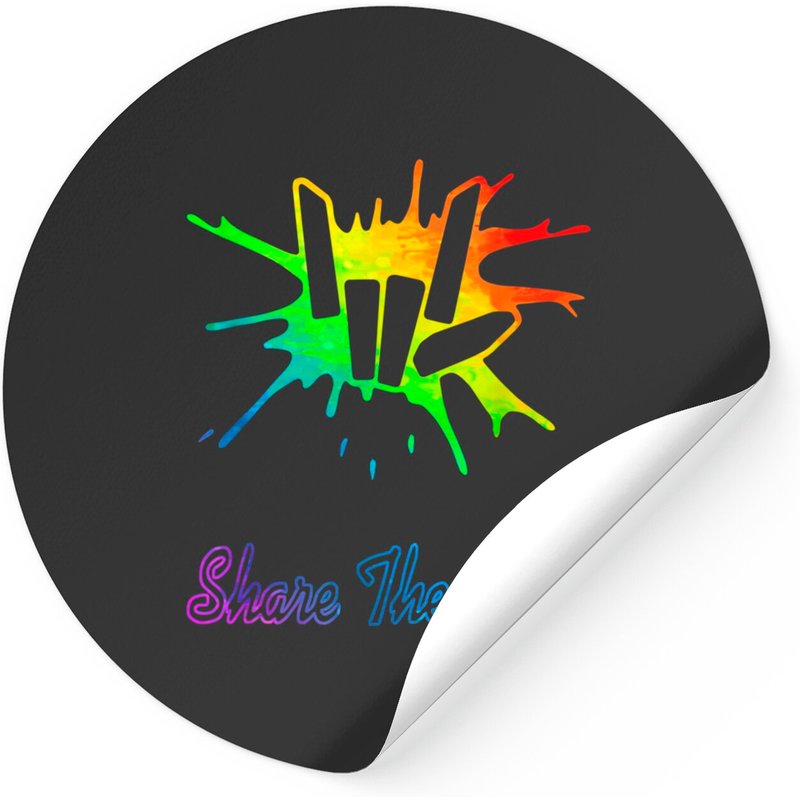 Autocollant Logo Share The Love pour Enfants et Adolescents — Autocollants et stickers