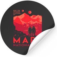 Autocollant du parc national de Mars — Autocollants et stickers