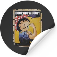 Betty Boop Strong Femmes Sticker — Stickers & Decals