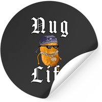 Autocollant Nug Life Design de Nugget de Poulet pour Amateurs de Chicky Nuggies