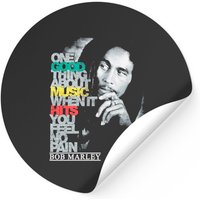 Bob Marley Good Music Hits Sticker — Stickers & Decals