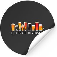 Autocollant de bière artisanale Célébrons la diversité