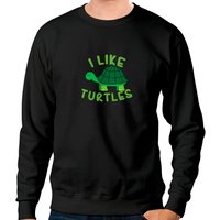 Sweatshirts Tortue J'aime les Tortues Tortue Animaux Marins — Sweats à capuche pour hommes