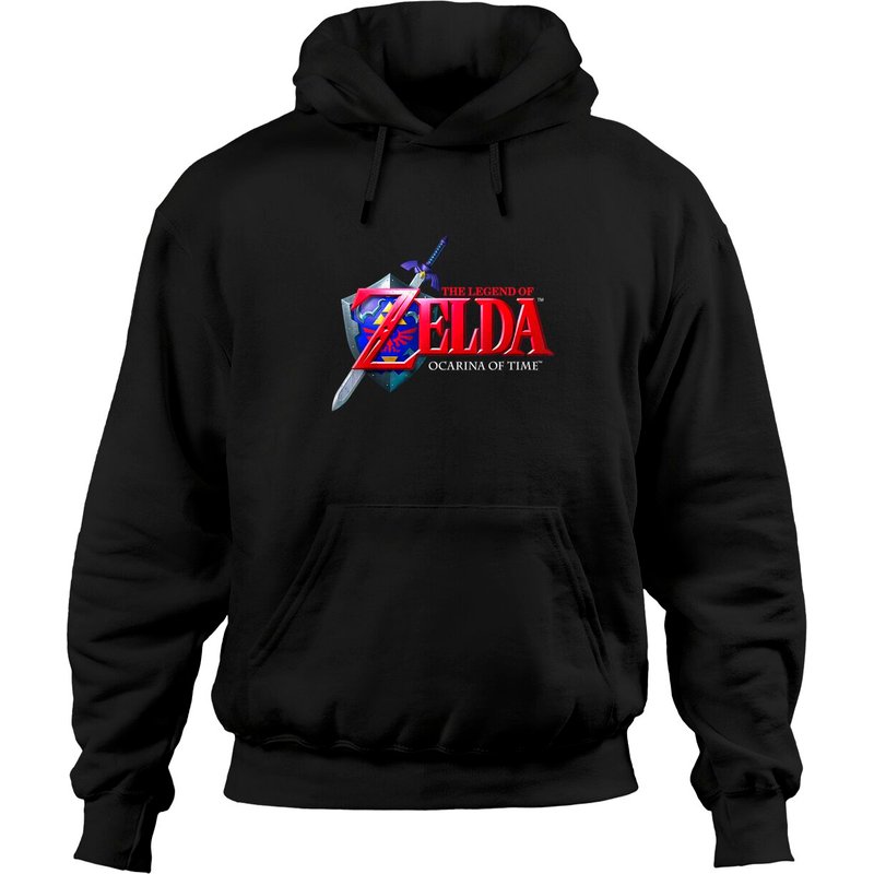 Hoodie graphique logo classique Nintendo Zelda Ocarina of Time — Sweats à capuche pour hommes