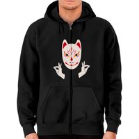 Hoodies à zip Megitsune Sumetal Babymetal pour unisexe — Sweats à capuche pour hommes