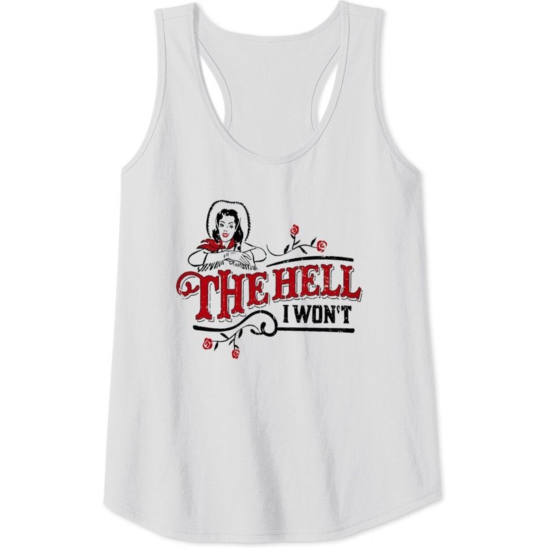The Hell I Won't Apparel For Life Men's Tank Tops - Dark Grey — Mens T Shirts