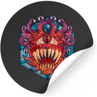Dungeons & Dragons Beholder Stained Glass Sticker