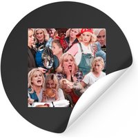 Autocollant Leslie Knope - Style carré classique — Autocollants et stickers