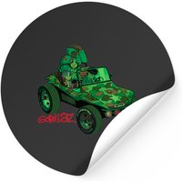 Gorillaz Geep Logo Reverse Sticker