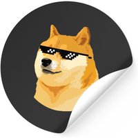 Autocollant Doge avec lunettes Deal With It — Autocollants et stickers