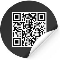 Autocollant Qr Rick Rolled Meme