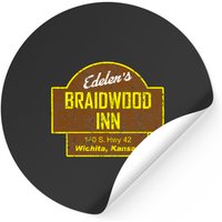 Braidwood Inn Distressed Sticker - Planes Trains And Automobiles — Stickers & Decals