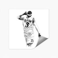 Allen Iverson 'the Answer' Sticker — Stickers & Decals