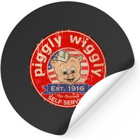 Piggly Wiggly Self Service Vintage Sticker — Stickers & Decals