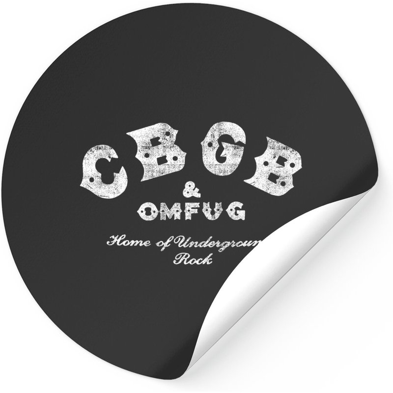 Autocollant Cbgb Robzilla - Design Carré Classique — Autocollants et stickers