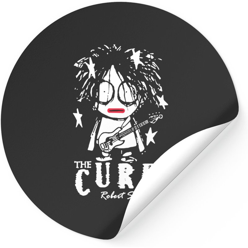 Autocollant Robert Smith de The Cure — Autocollants et stickers