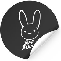Bad Bunny Square Sticker - Trendy Design