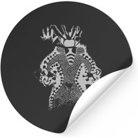 Mushroom Shaman Man 11000 Year Old Tassili Cave Art Sticker