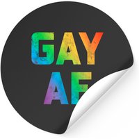 Gay Af LGBT Pride Equality Lesbian Sticker