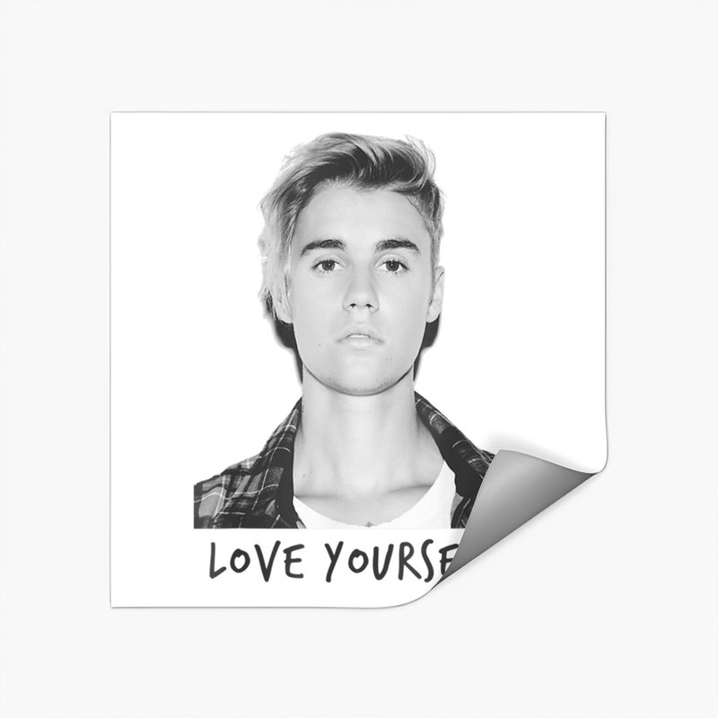 Justin Bieber Official Love Yourself Sticker — Stickers & Decals