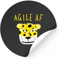 Agile Af Sticker - Classic Square Style