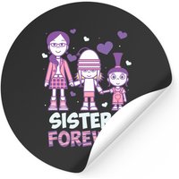 Despicable Me Lucy Edith And Agnes Sisters Forever Sticker