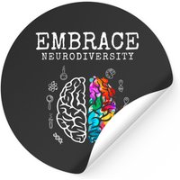 Neurodiversity Embrace ADHD Autism ASD Sticker — Stickers & Decals