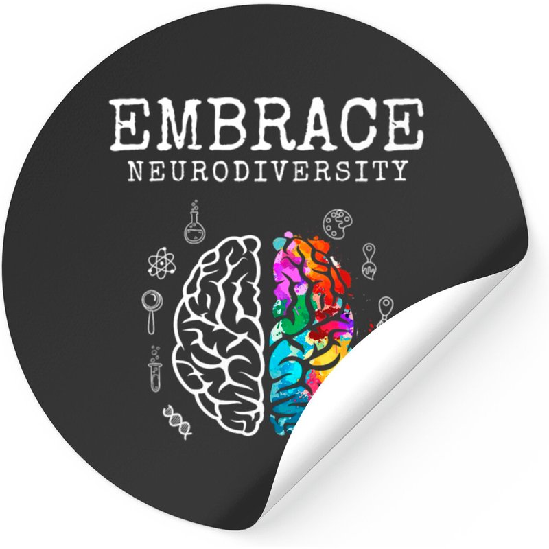 Autocollant Neurodiversité Embrasser TDAH Autisme ASDA — Autocollants et stickers
