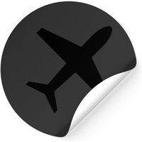 Airplane Sticker - Classic Square Style — Stickers & Decals