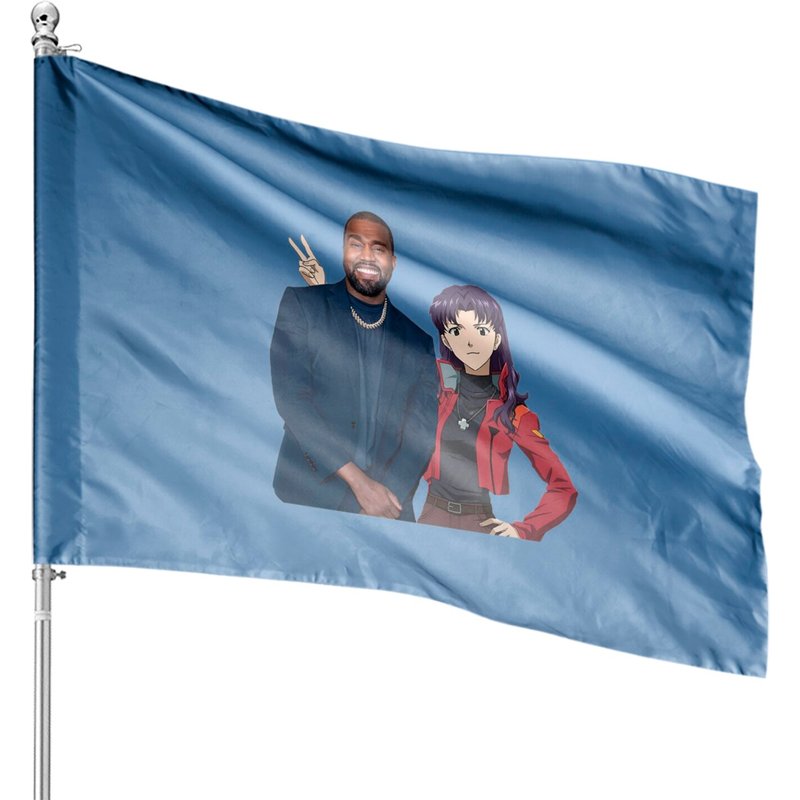 Kanye X Misato Classic House Flags - Double-Sided Print